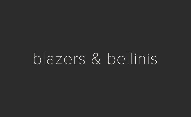 Blazers & Bellinis logo in Jaclynn Brennan’s holiday shopping gala blog post.