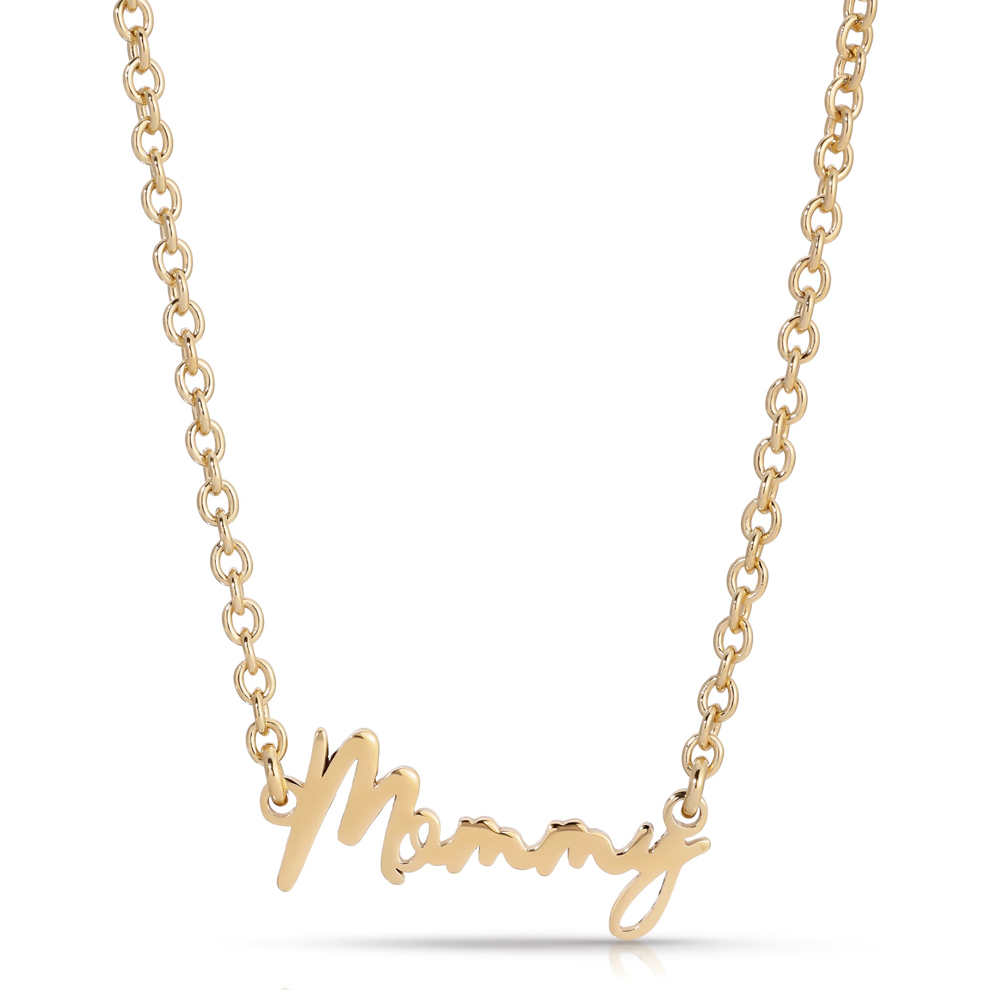 Dainty Script Mommy Necklace