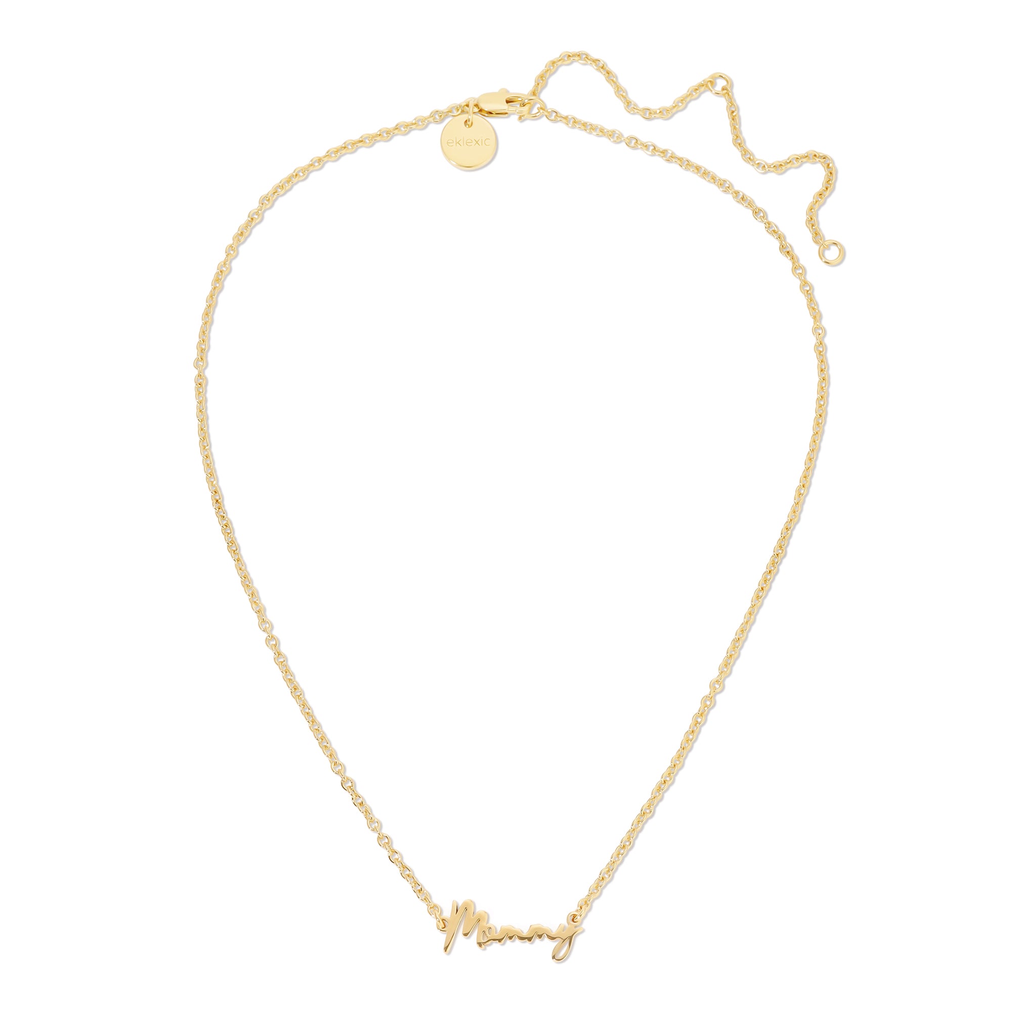 Dainty Script Mommy Necklace
