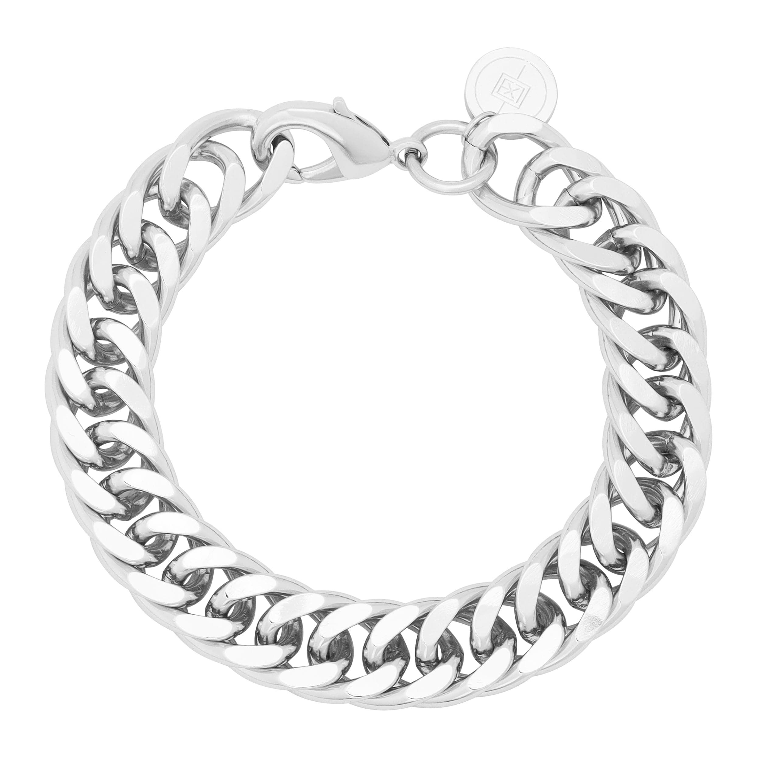 Silver chain-link bracelet called Arya Bracelet for a stylish look
