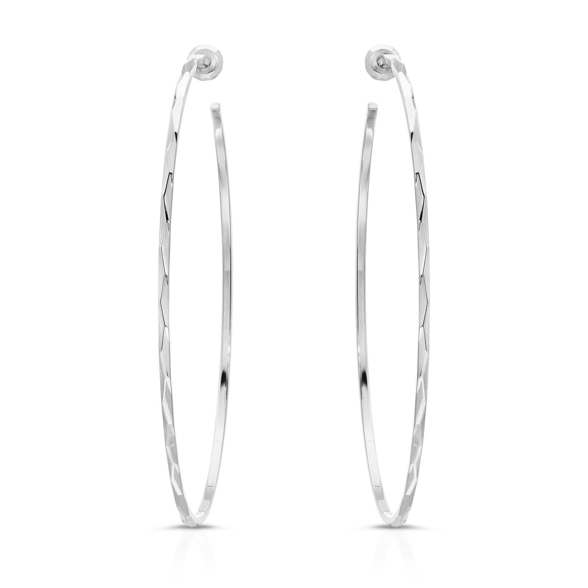 Avery Hoops silver hoop earrings perfect for everyday style