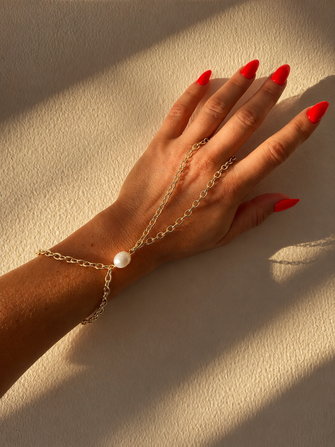 Preya Pearl Hand Chain