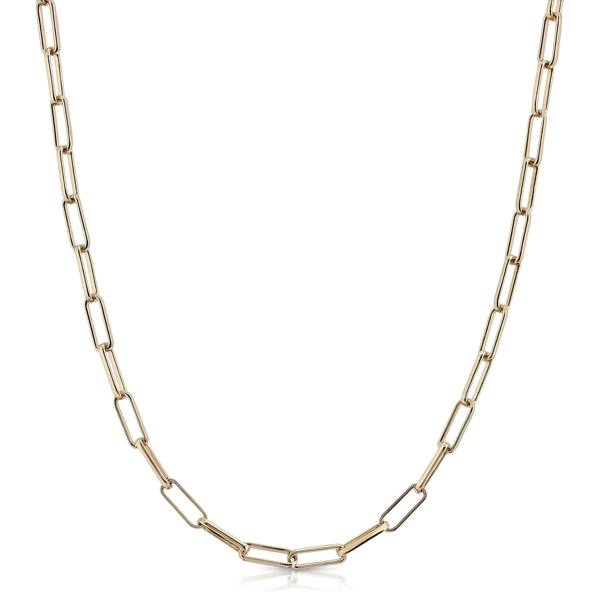 Gold rectangular link chain for Eyewear Chain - stylish and durable accessory