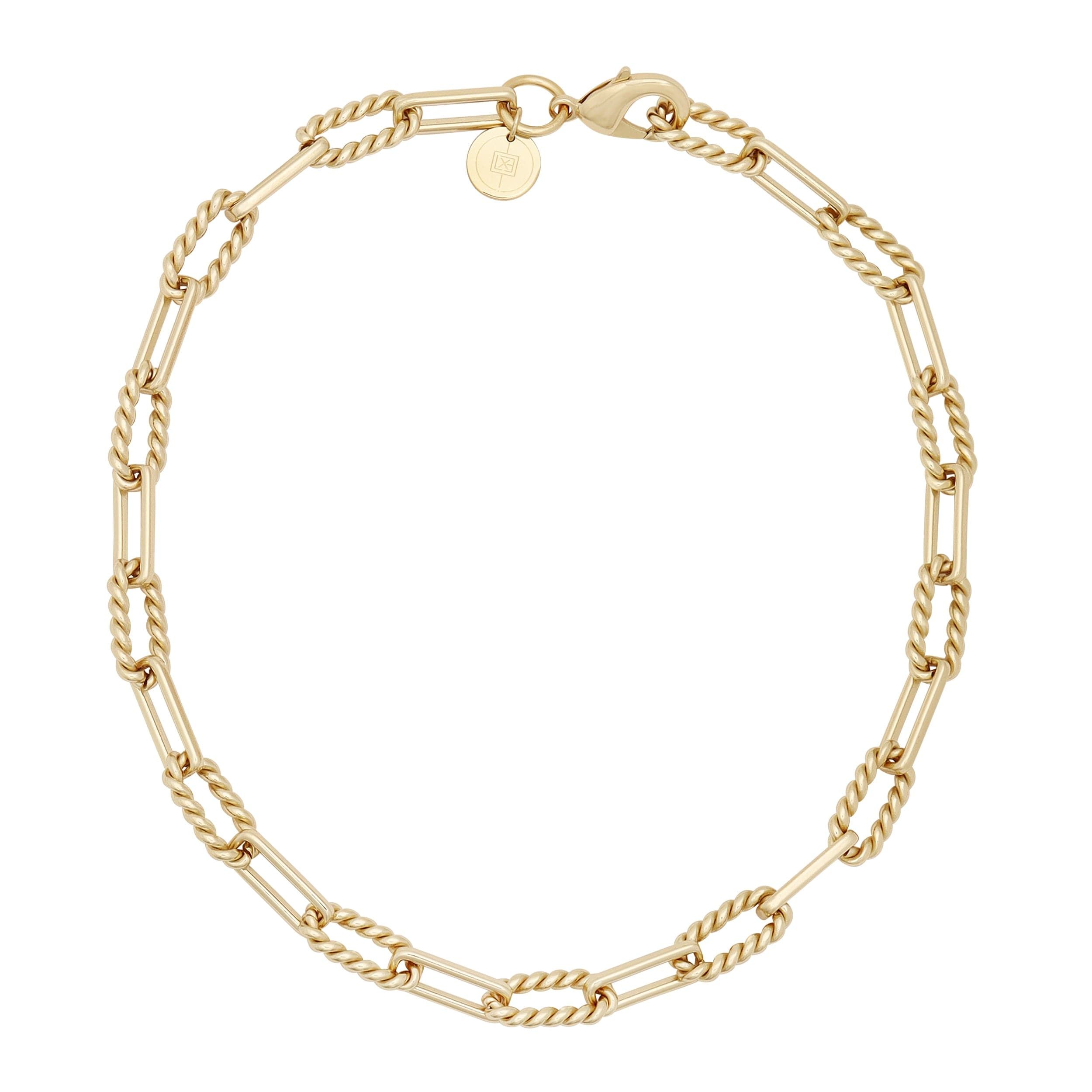 Gold chain-link bracelet from the Enzo Necklace collection perfect for stylish looks