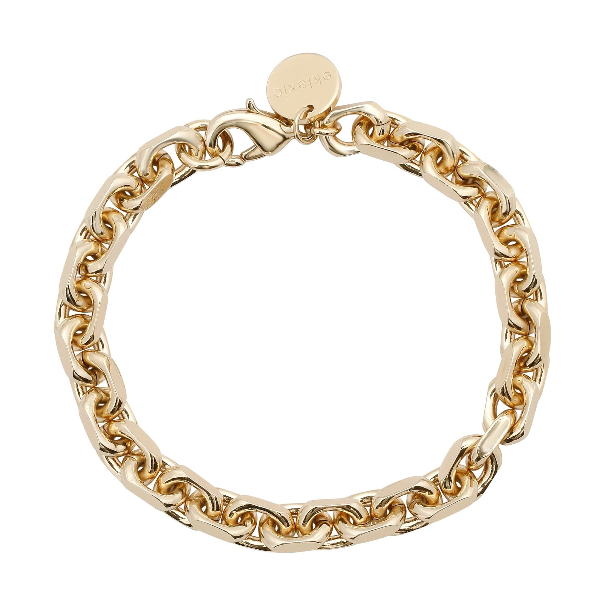 Gold-toned Gianni Bracelet with stylish chain link design perfect for any look
