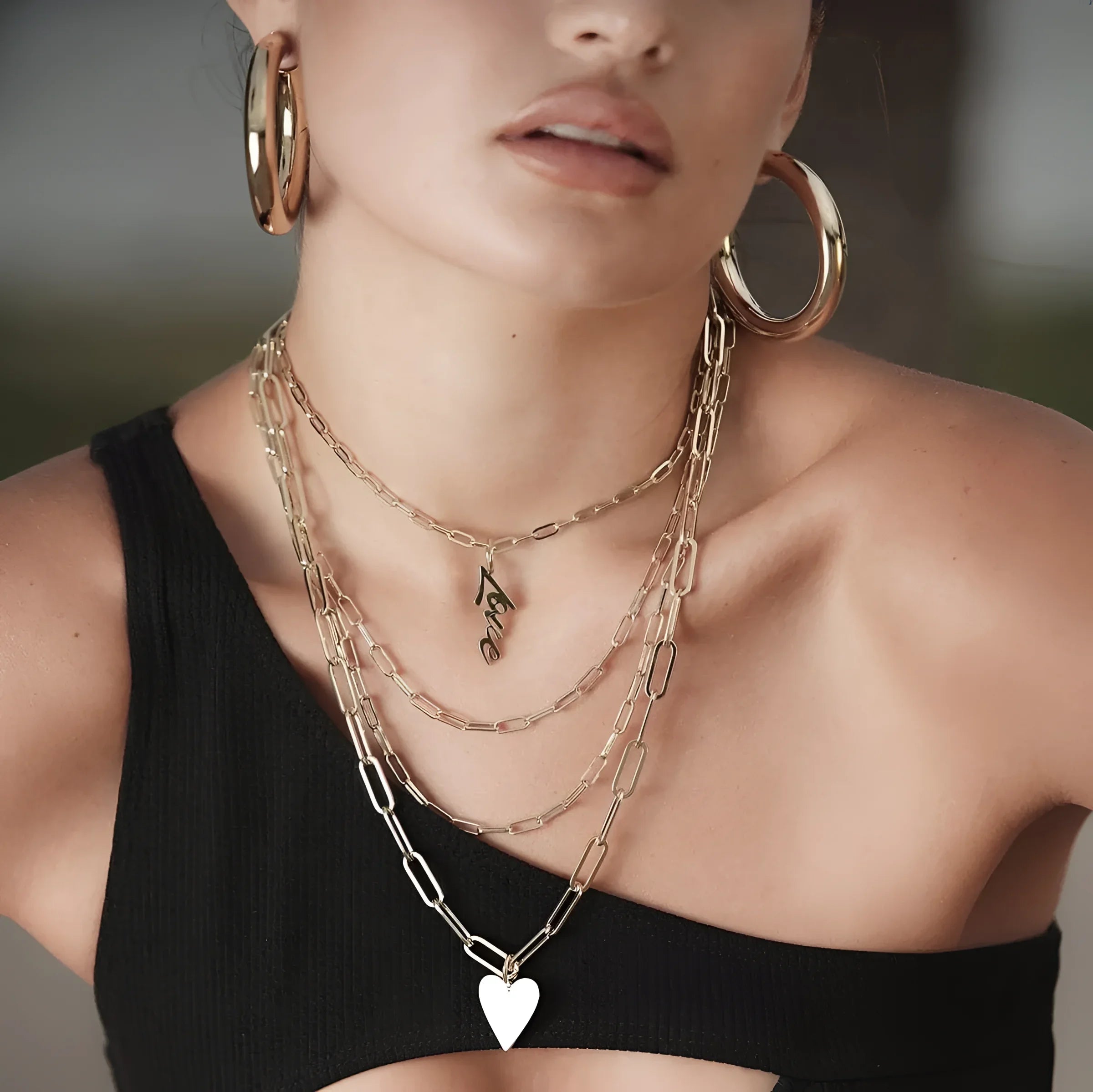 Large Elongated Link Chain