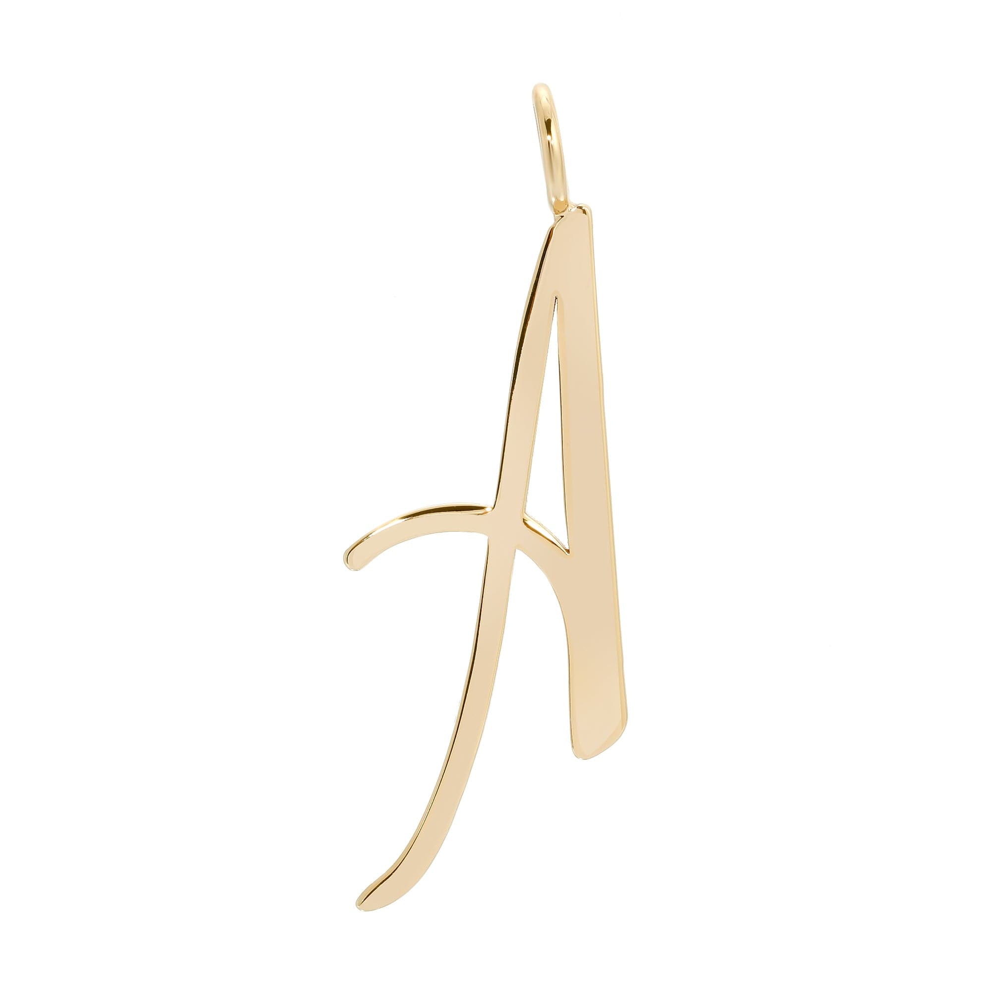 Gold letter A pendant from Large Letter Pendants for a stylish necklace accessory