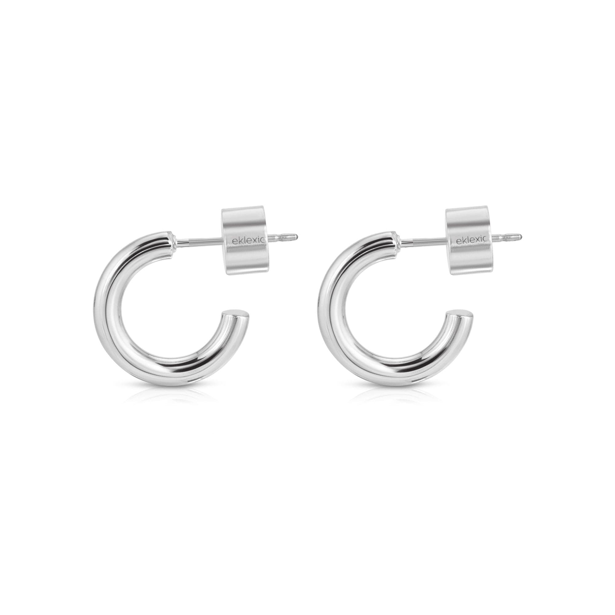 Lisa Huggie Hoops silver hoop earrings for a chic jewelry look