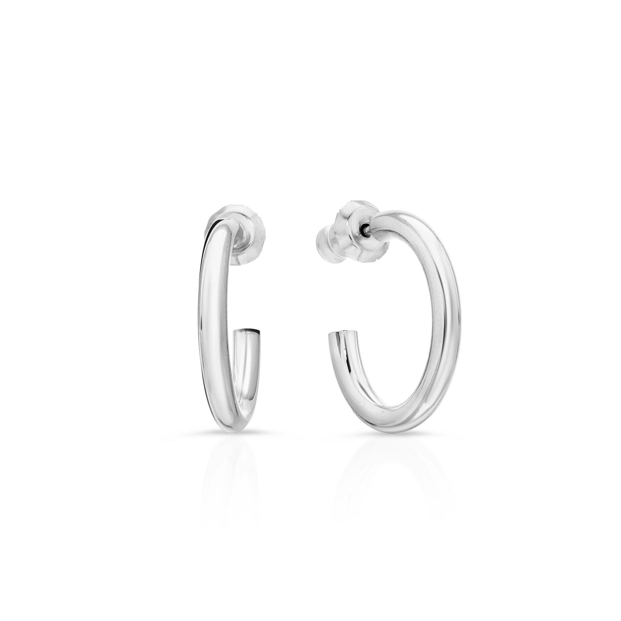 Mini .5 inch Silver Hoop Earrings perfect for everyday style
