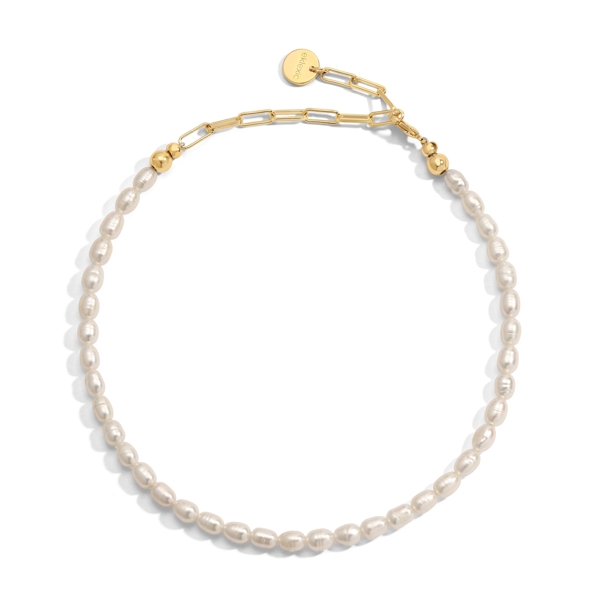 Mini Pearl Choker Necklace - eklexic