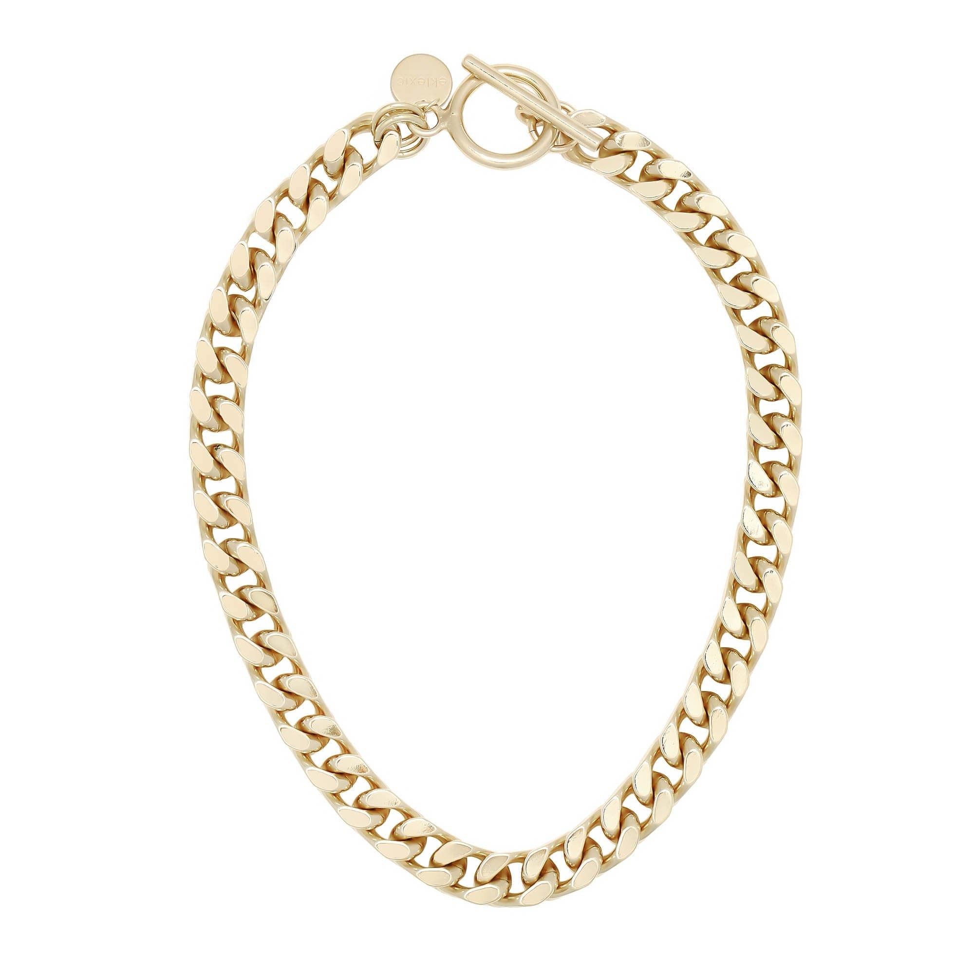 Gold-toned Tara Toggle Necklace with stylish toggle clasp perfect for any look