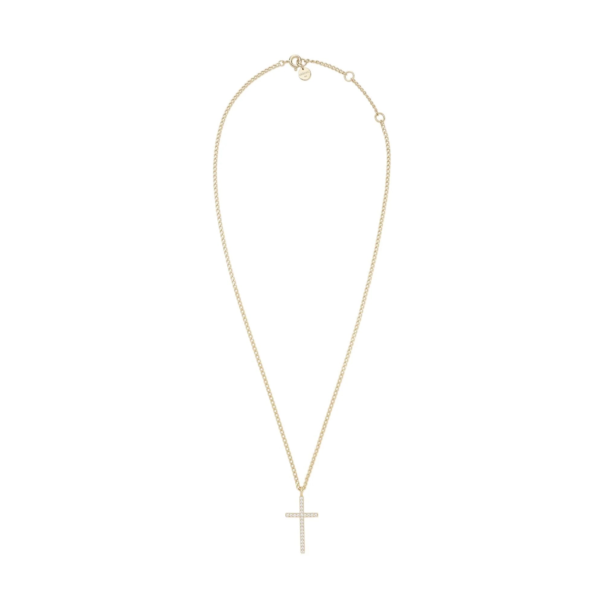 Cz Cross Pendant Necklace