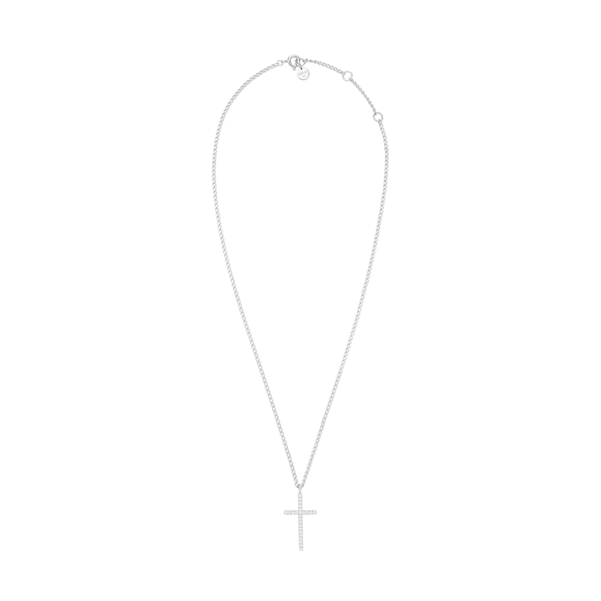 Cz Cross Pendant Necklace