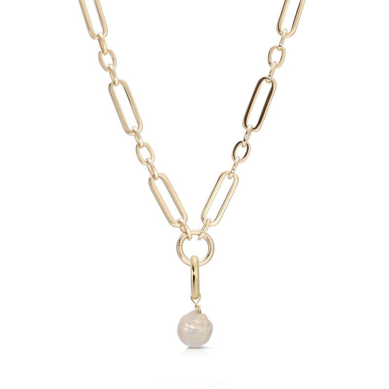 Baroque Fresh Water Pearl Pendant Necklace