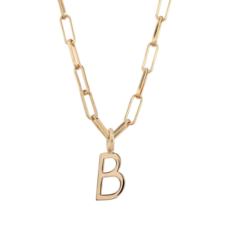 Essential Letter Charm Necklace