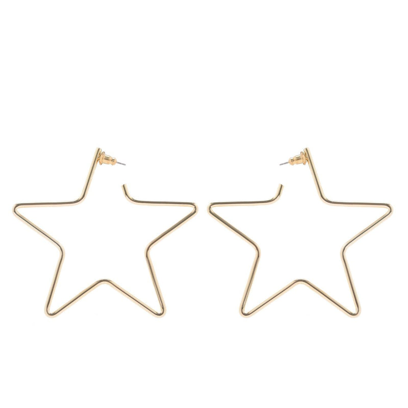 Large Full Star Earrings