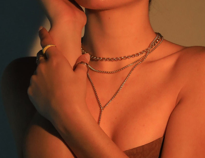 Micro Royal Rolo Chain Necklace