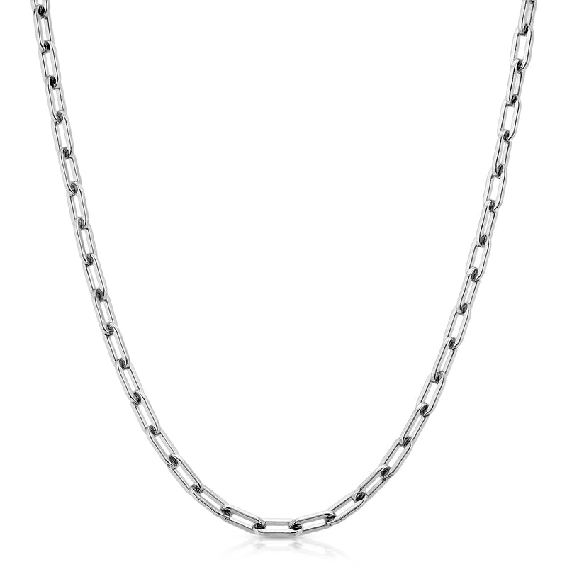 Silver Medium Link Chain