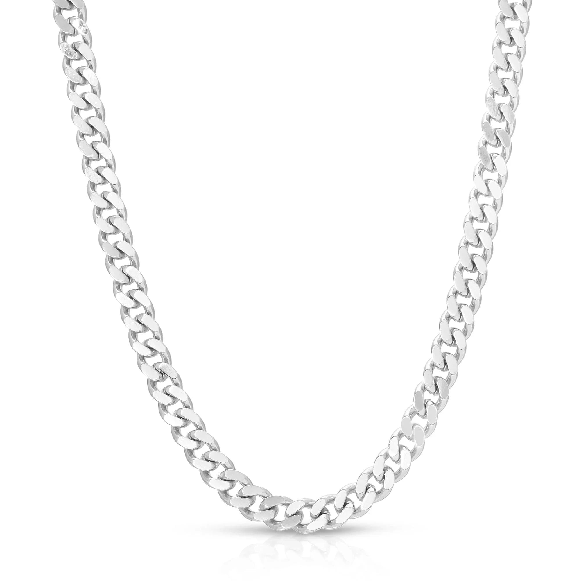 Men’s Micro Link Curb Chain Necklace in recycled brass stunning gift jewelry