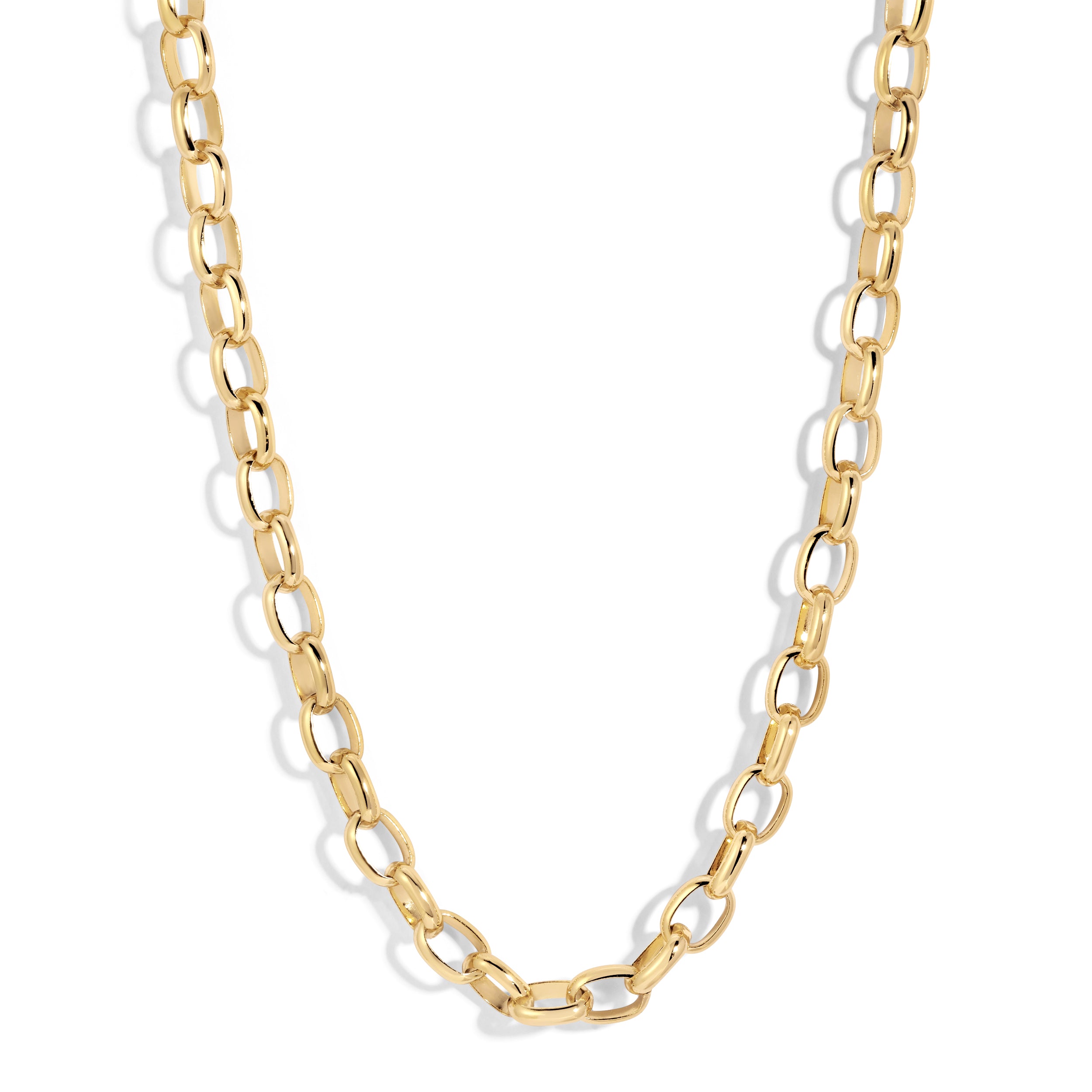 Small Oval Link Chain Necklace