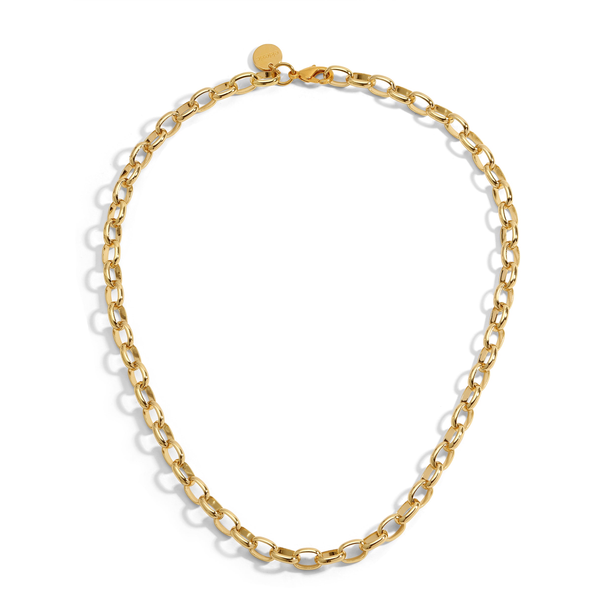 Small Oval Link Chain Necklace