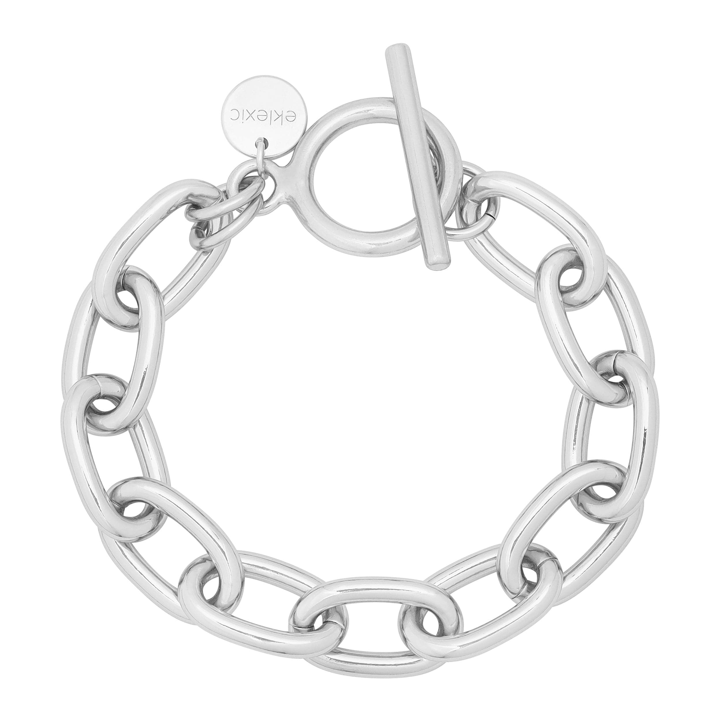 Silver chain-link bracelet from the Alana Toggle collection perfect for you