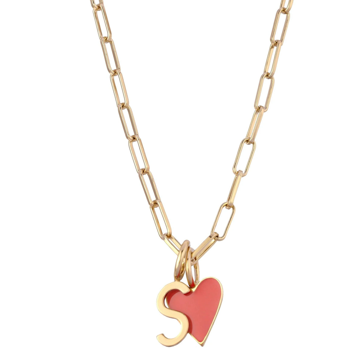 Cara Enamel Charm Necklace