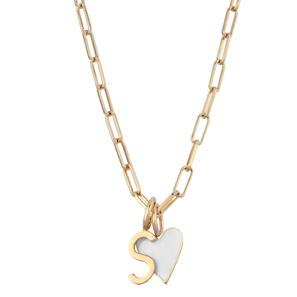 Cara Enamel Charm Necklace