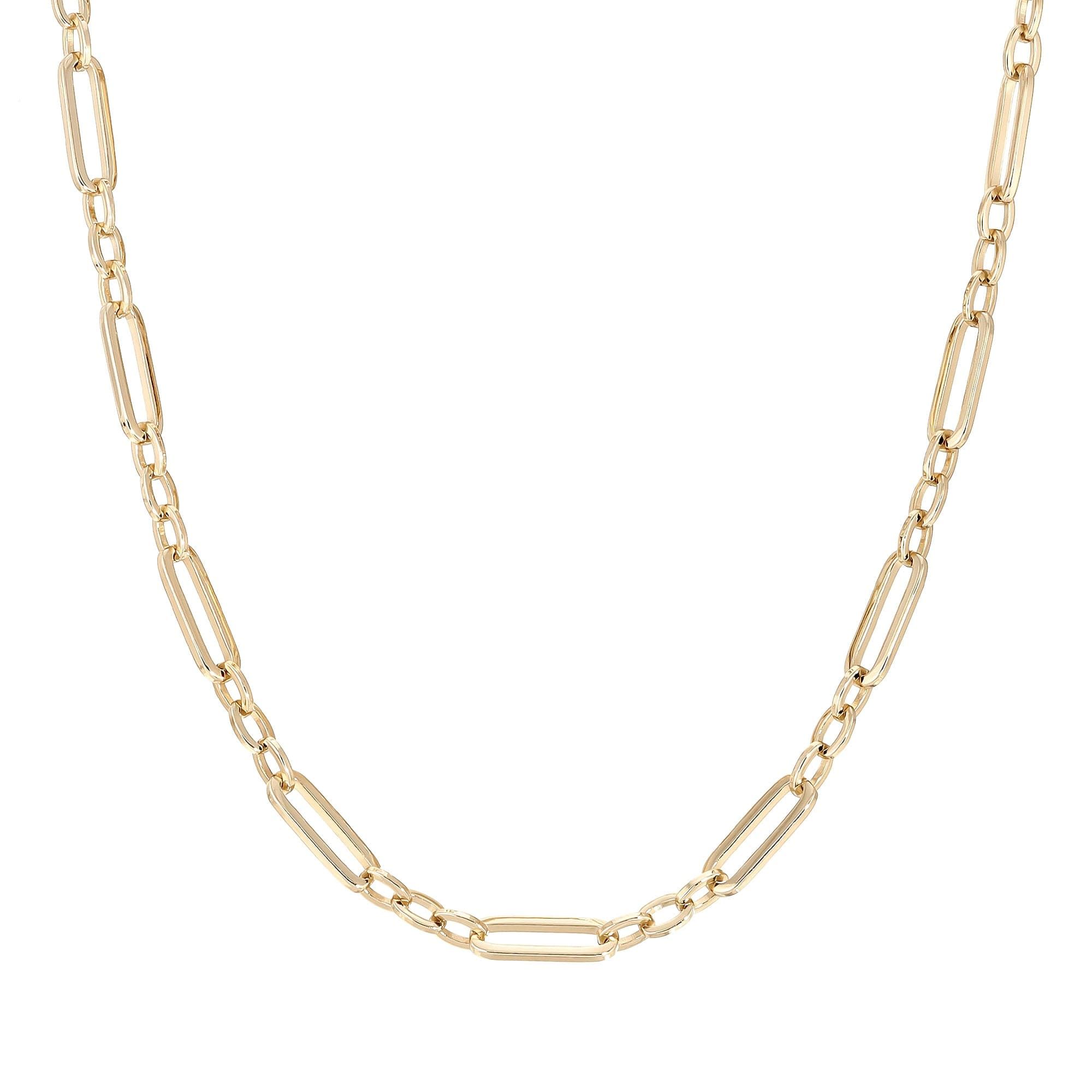 Gold chain necklace from the Dean Necklace collection, perfect for any style vibe