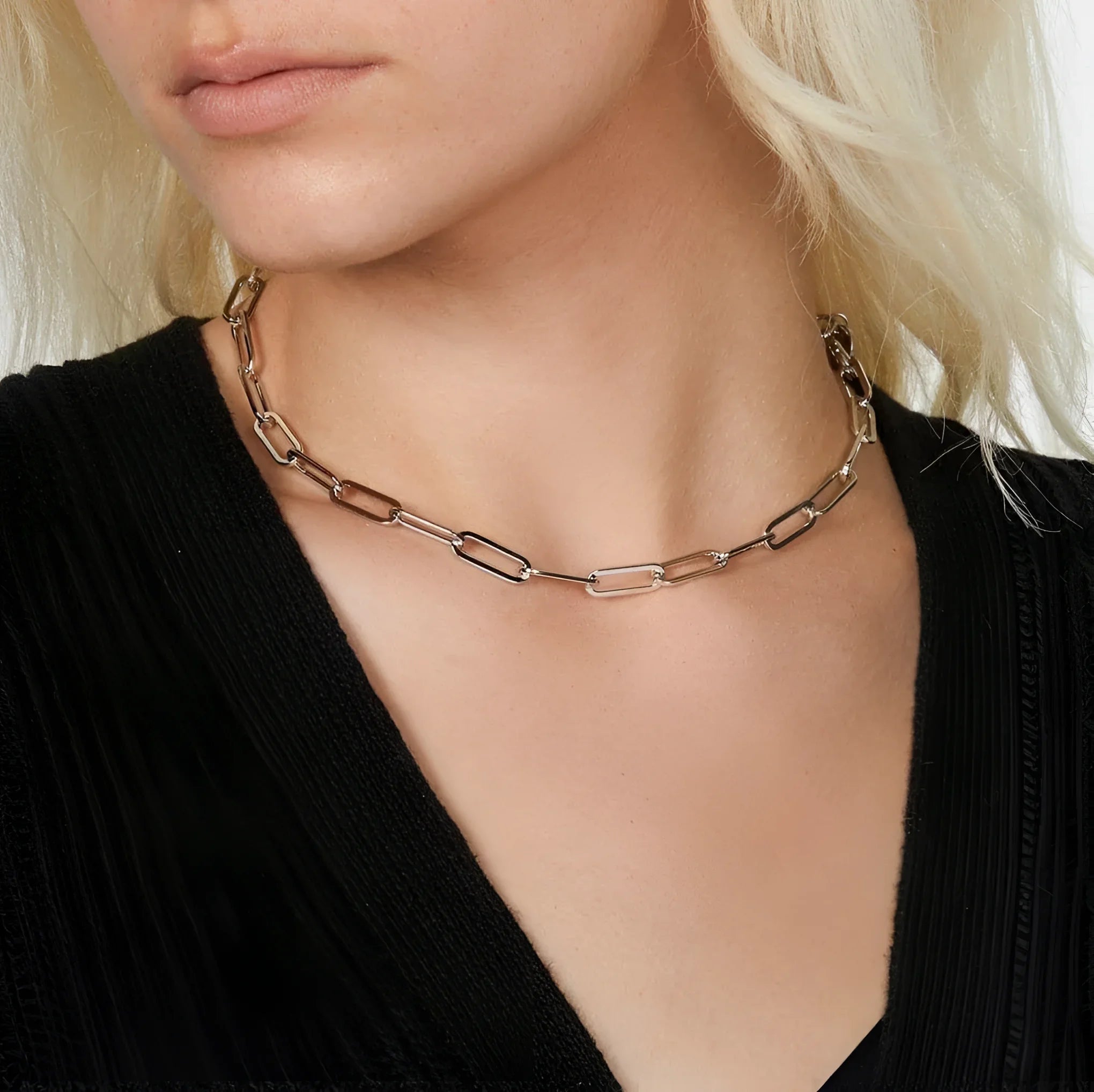 Large Elongated Link Chain
