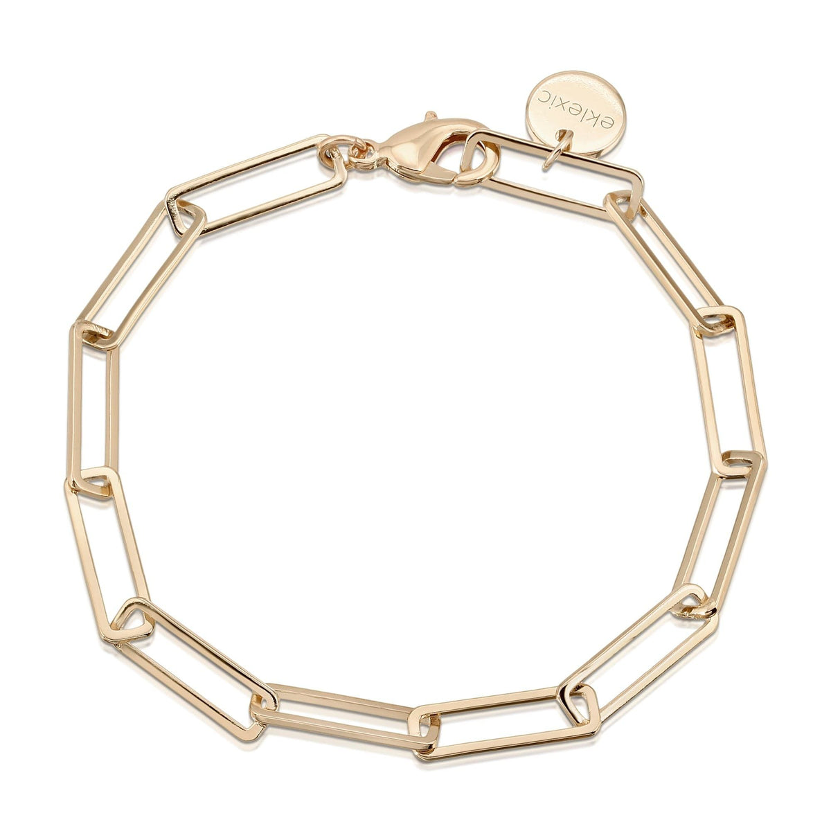 Large Rectangle Link Chain Bracelet