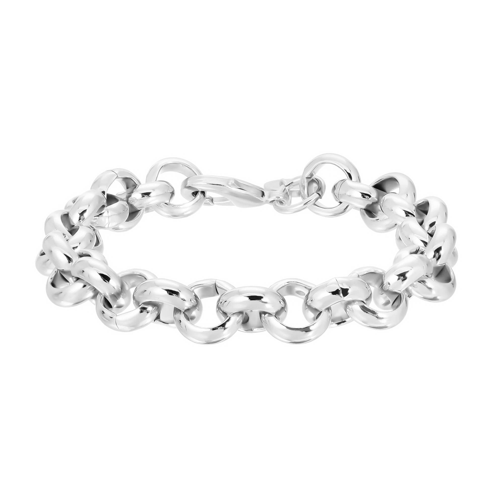 Silver chain bracelet for men from the Royal Bracelet collection showing stylish design