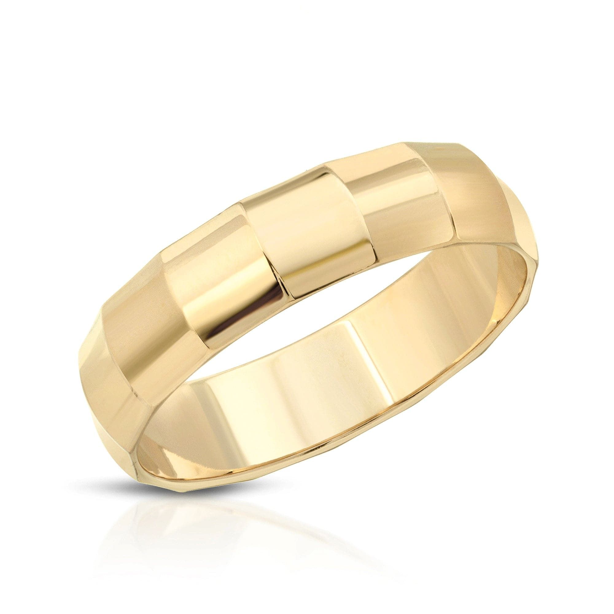 Gold geometric patterned Rylie Ring showcasing modern jewelry style