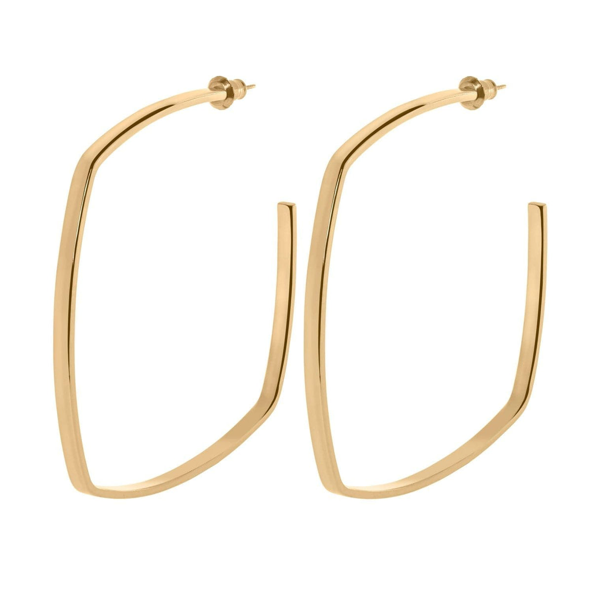 Square Shaped Hoops ESSH18PLSQG
