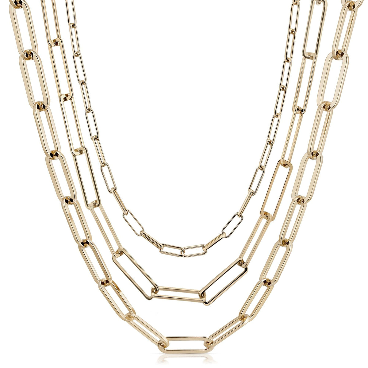 Triple Layer Chain Necklace