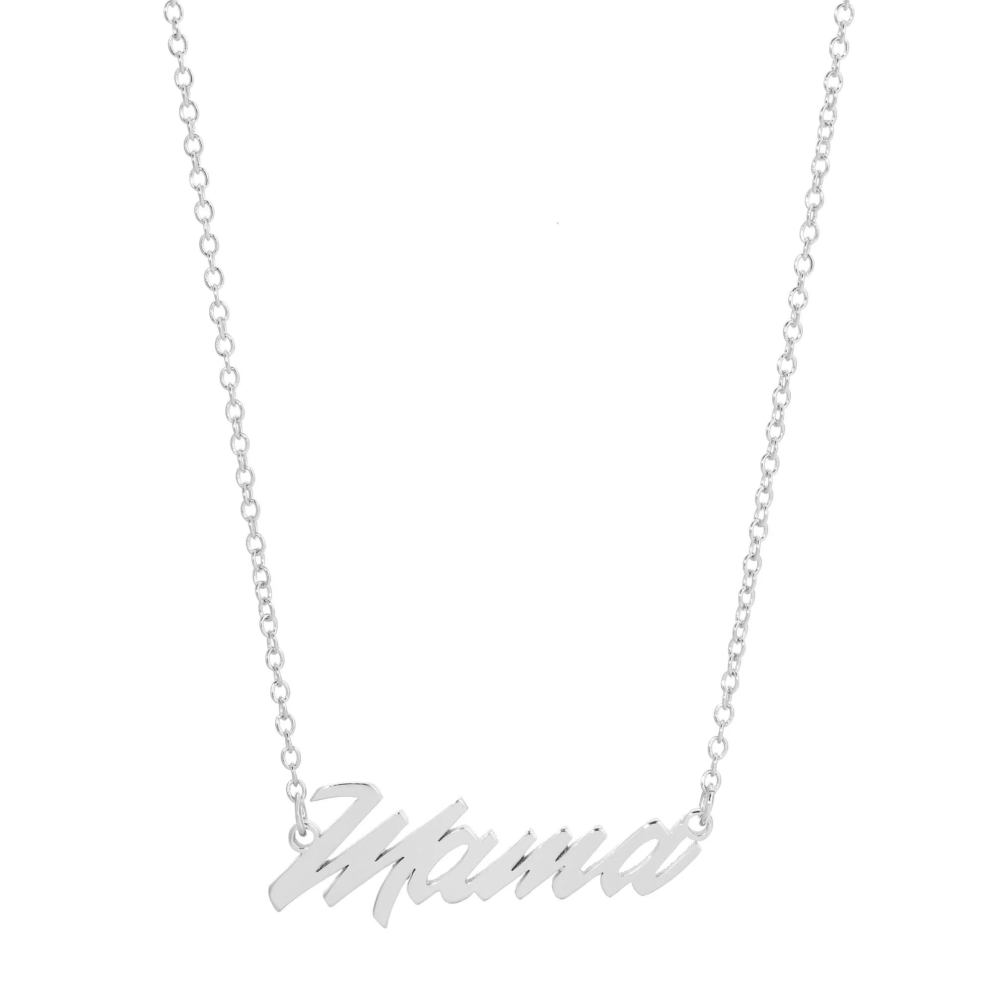 Silver Mama Script Necklace - Stylish pendant jewelry perfect for moms